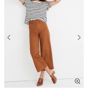 Madewell Tall Emmett Wide-Leg Crop Pants
